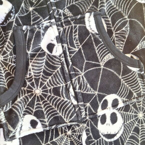 Disney Nightmare Before Christmas Jack Skellington Union Suit Fleece w Pockets S - Picture 9 of 16
